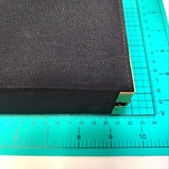 Vintage Nan Tribble Black Cloth Kiss Lock Bag - Picture 12 of 16